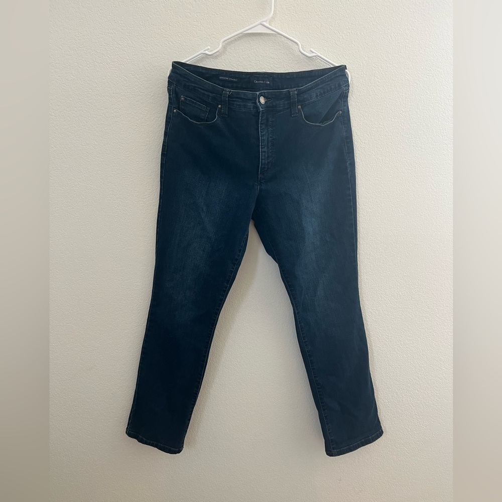 Blue Straight Jeans